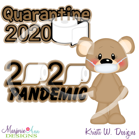 2020 Pandemic SVG Cutting Files/Paper Piecing +Clipart - Click Image to Close